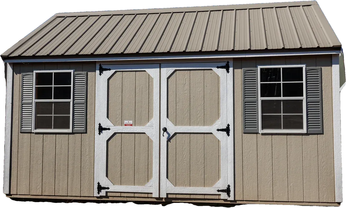 Lofted Garden Shed, a building shown without its background